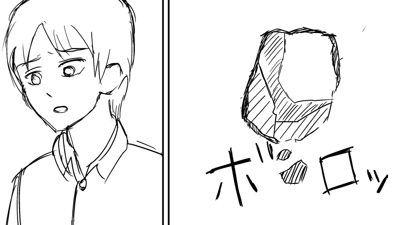 壁を殴ったら凹んだ