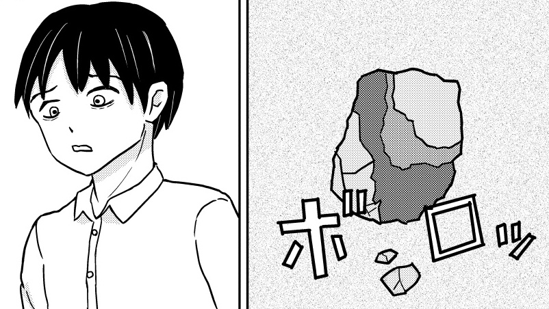 壁を殴ったら凹んだ