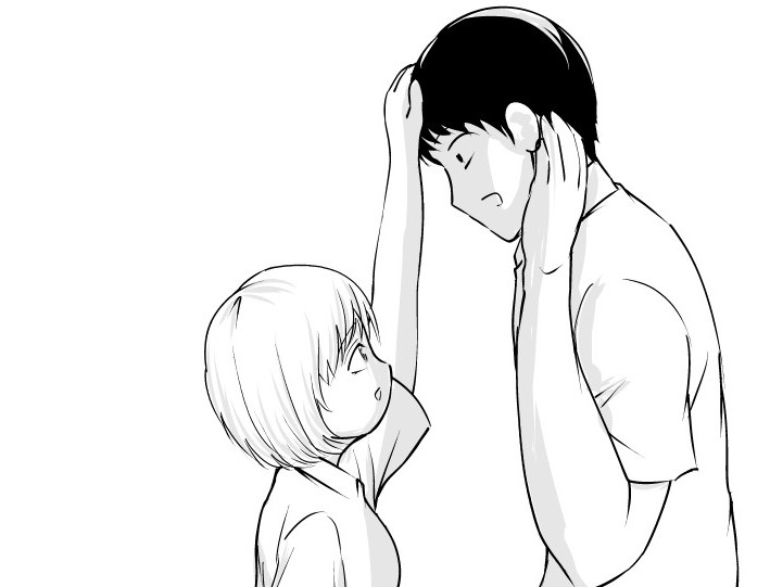 でっかい後輩とちっちゃな先輩